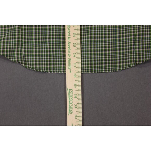 Columbia Shirt Mens Green Plaid Omni-Shade Sun Protection Vented Hiking Sz S - Picture 8 of 10